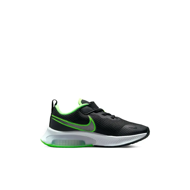 Nike Air Zoom Arcadia Low Top Kids Lifestyle Shoes Black Green Children Aged 3 7 Years Old-1