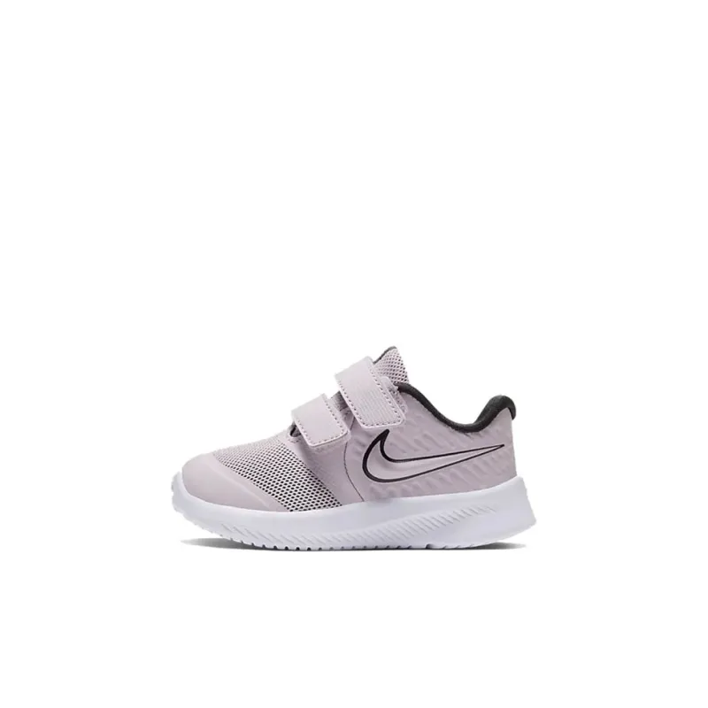 Nike Star Runner 2 Cushioning Breathable Abrasion Resistant Low Top Running Shoes Ice Light Purple Infant And Toddler-0