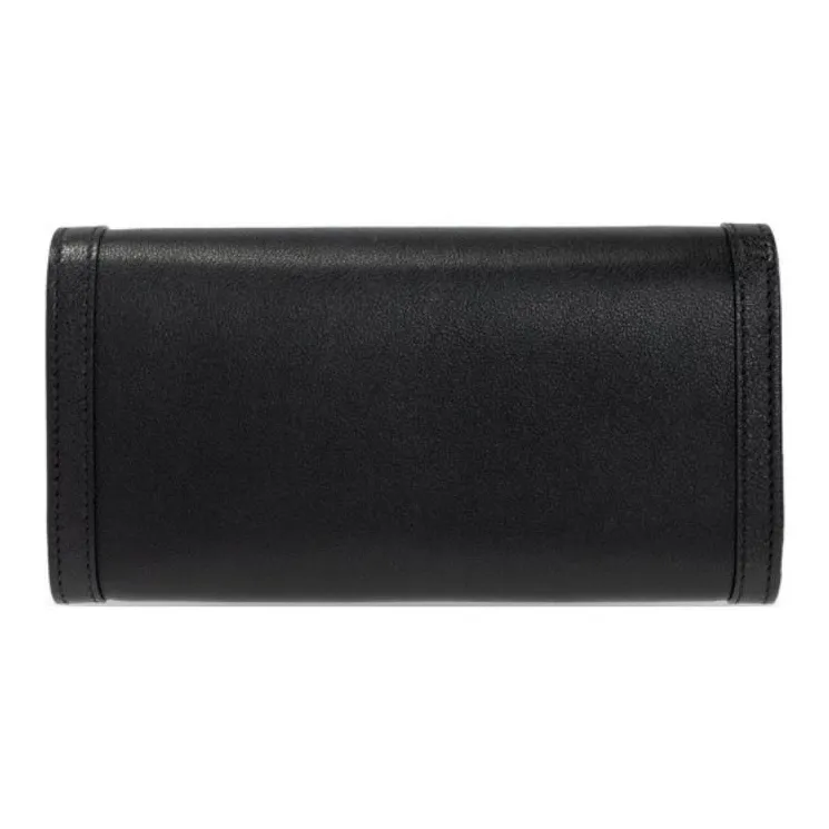 GUCCI Diana Leather Chain Wallet Shoulder Bag Crossbody Bag Women's Black-4