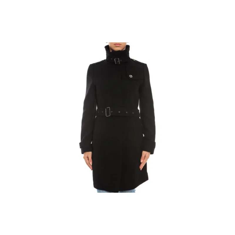 Burberry Trench Coats Women's Black-1