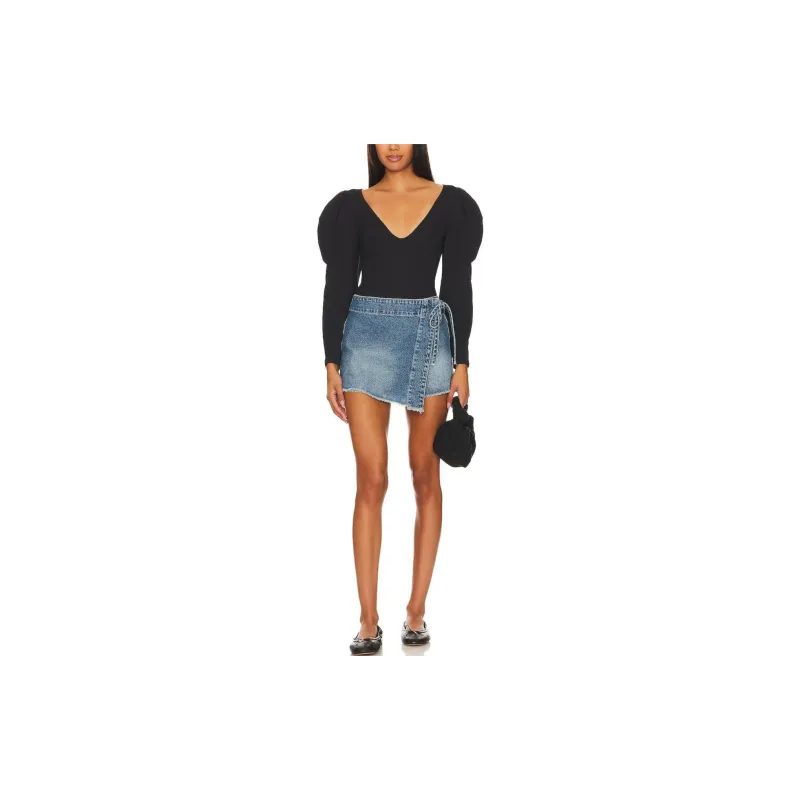FREE PEOPLE Bodysuits Women's Black-1