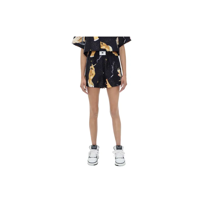 AMIRI SS24 Champagne Boxer Short Casual Shorts Women's Black-2