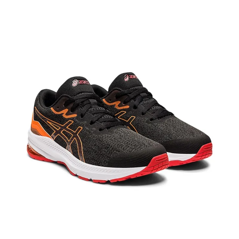 Asics GT 1000 11 GS 'Graphite Grey Fiery Red'-2