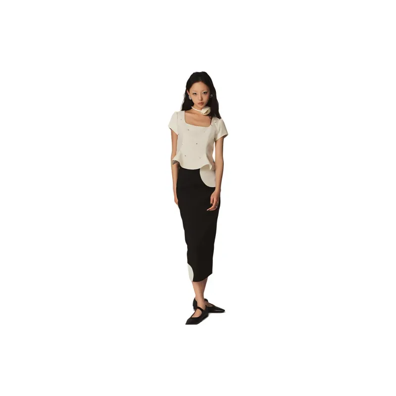 CatPunch T Shirts Women's Ecru-1