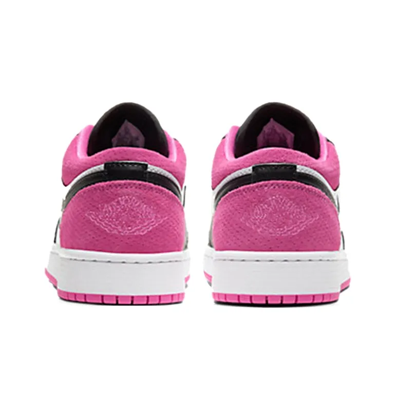 Jordan 1 Low Black Active Fuchsia GS-7