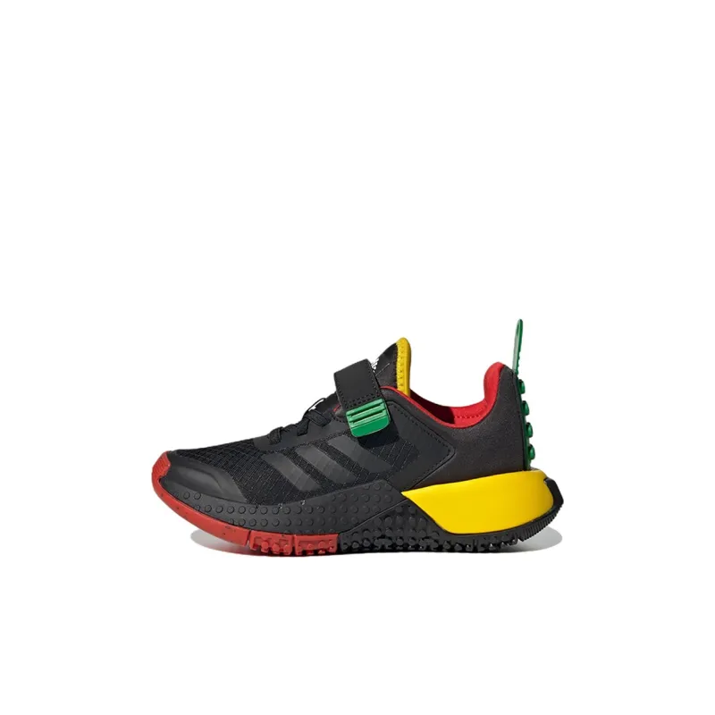 LEGO x Adidas Lego Sport Dna Anti Slip Wear Resistant Low Top Kids Lifestyle Shoes Black Yellow Kids'-0