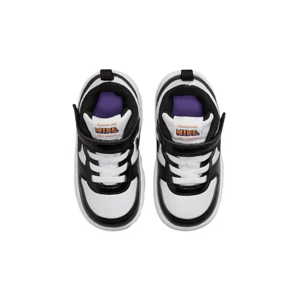 Nike Court Borough Low 2 White Black Kumquat TD-3
