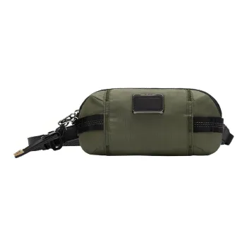TUMI Alpha Bravo Ballistic Nylon Crossbody Bag, Shoulder Bag, Sling Bag Men's Olive Green