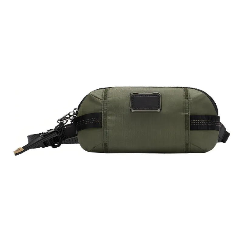 TUMI Alpha Bravo Ballistic Nylon Crossbody Bag, Shoulder Bag, Sling Bag Men's Olive Green-0