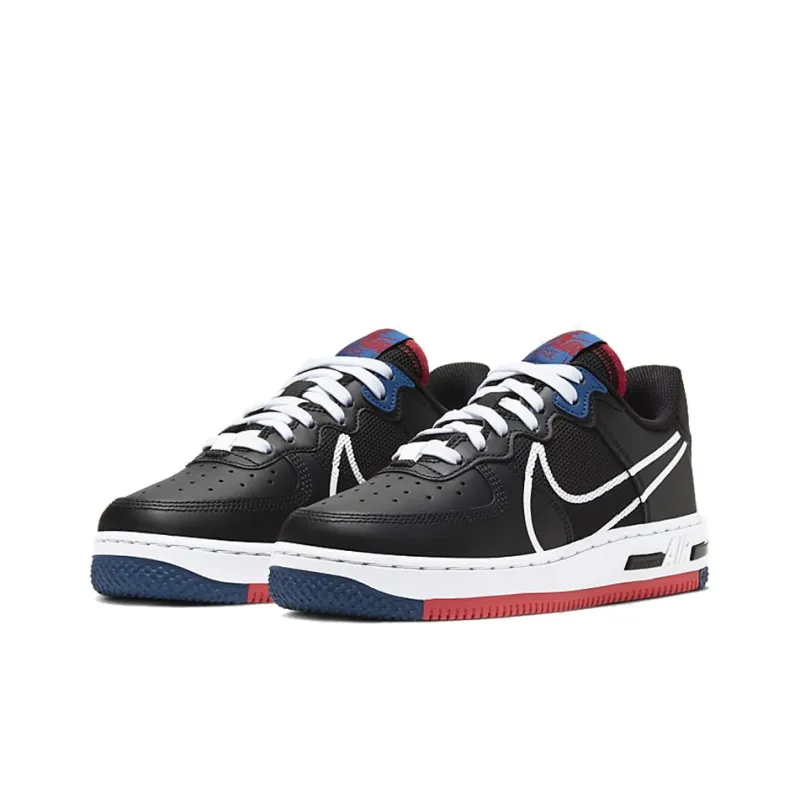 Nike Air Force 1 Low React SU Black Gym Red GS-2