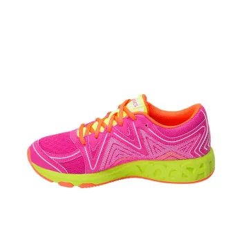 Asics Gel Noosa GS Slip Resistant, Abrasion Resistant, Breathable Low Top Kids' Running Shoes Pink Yellow Teenagers