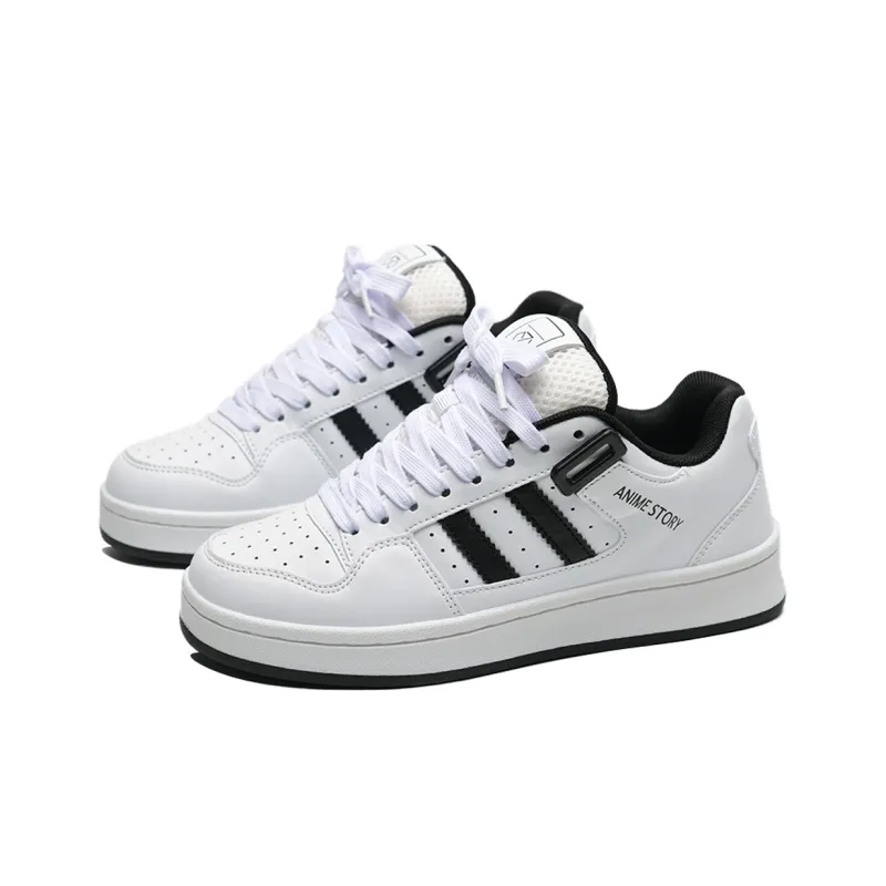 T628 Puffy Shoes, Box Slip Resistant, Abrasion Resistant, Lightweight, Breathable Low Top Skateboard Shoes Unisex-43