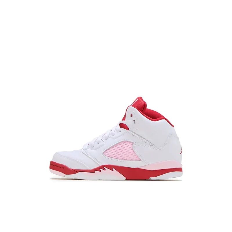 Jordan 5 Retro White Pink Red PS-0