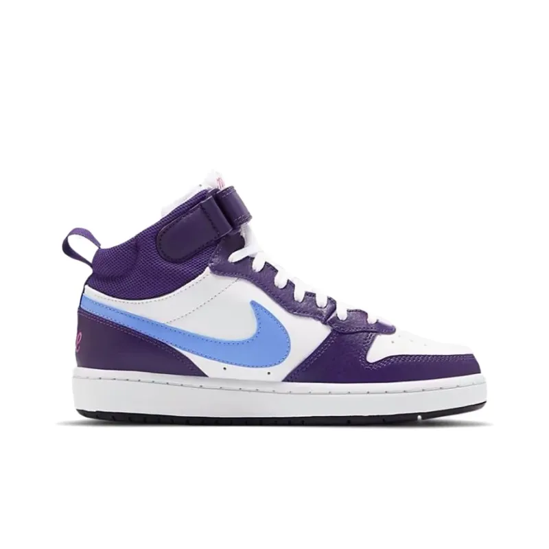 Nike Court Borough Mid 'White Purple Blue' GS-1