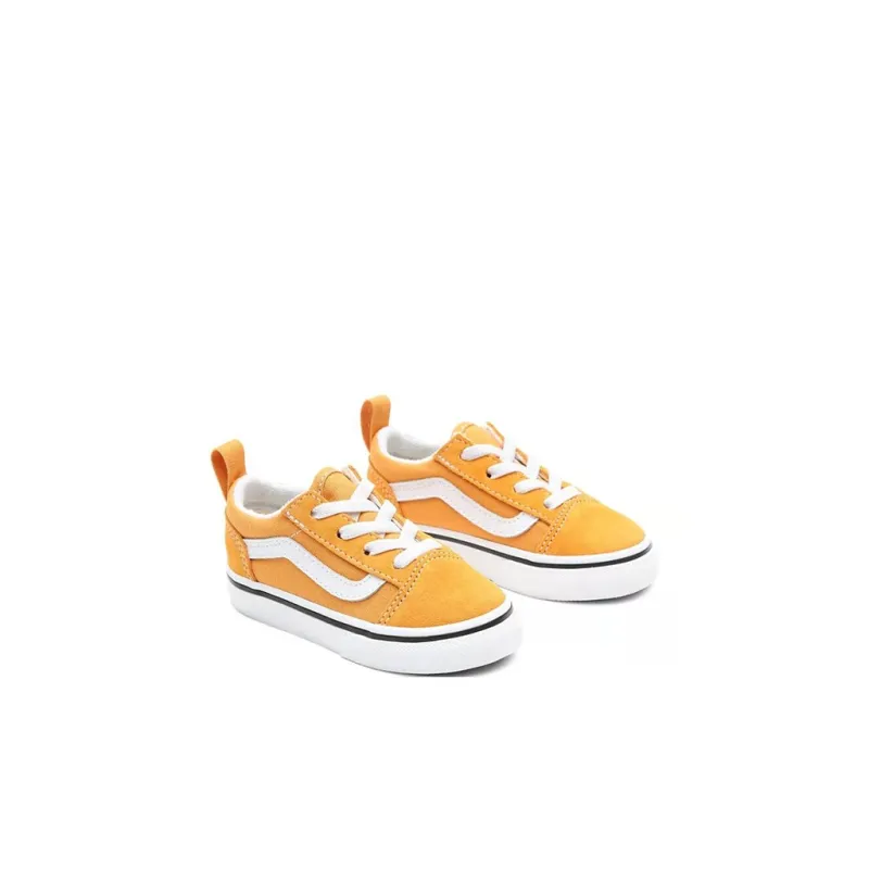 Vans Old Skool Slip Resistant, Abrasion Resistant, Breathable Low Top Toddler Shoes Yellow Infant And Toddler-2
