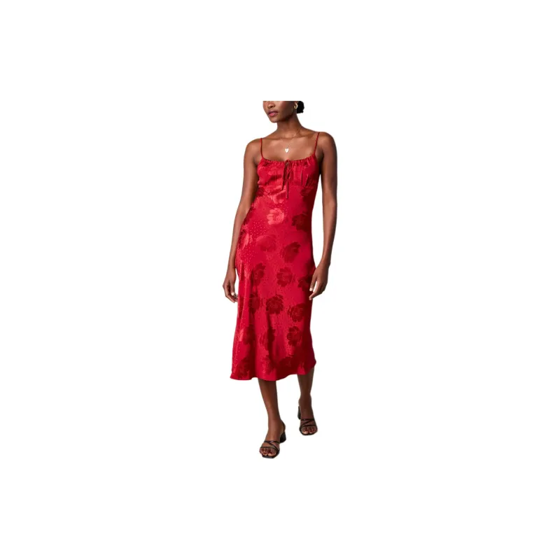 Rouje DARIA DRESS Slip Dresses Women's Red-1