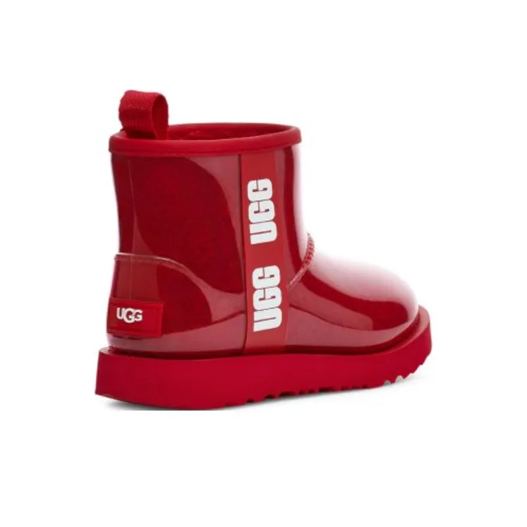 UGG Classic Clear Mini II Boot Samba Red Kids-3