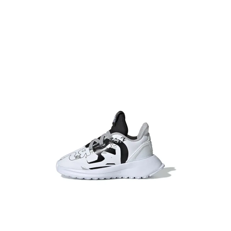 Adidas Rapidarun Starwars El I Slip-Resistant Low-Top Toddler Shoes White Black Infant And Toddler-0
