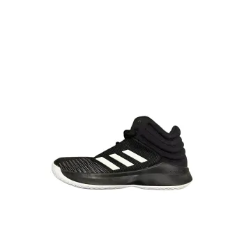 Adidas Pro Spark 2018 K Breathable Mid Top Children's Basketball Shoes Black White Gray Kids'