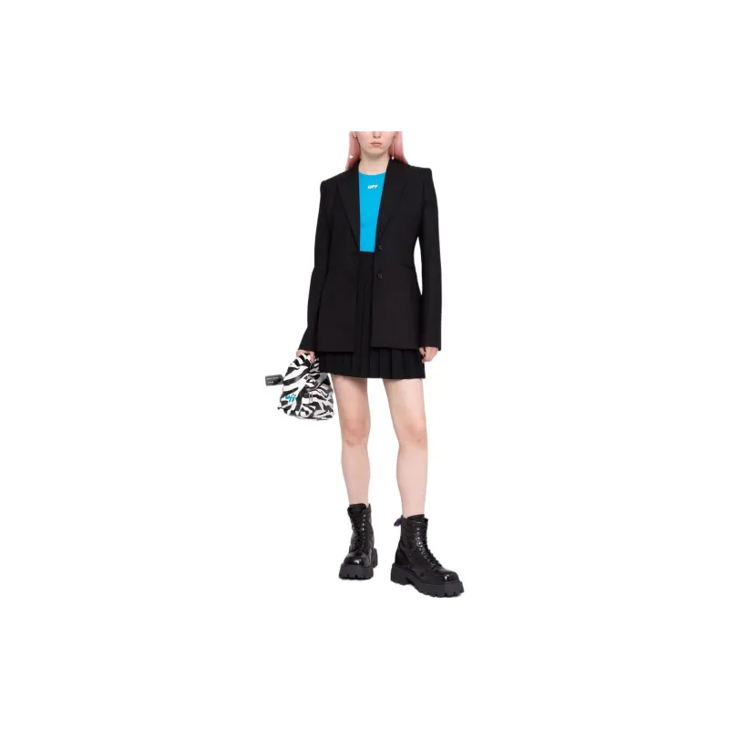 OFF-WHITE Corporate Long-Sleeved Blazer-1