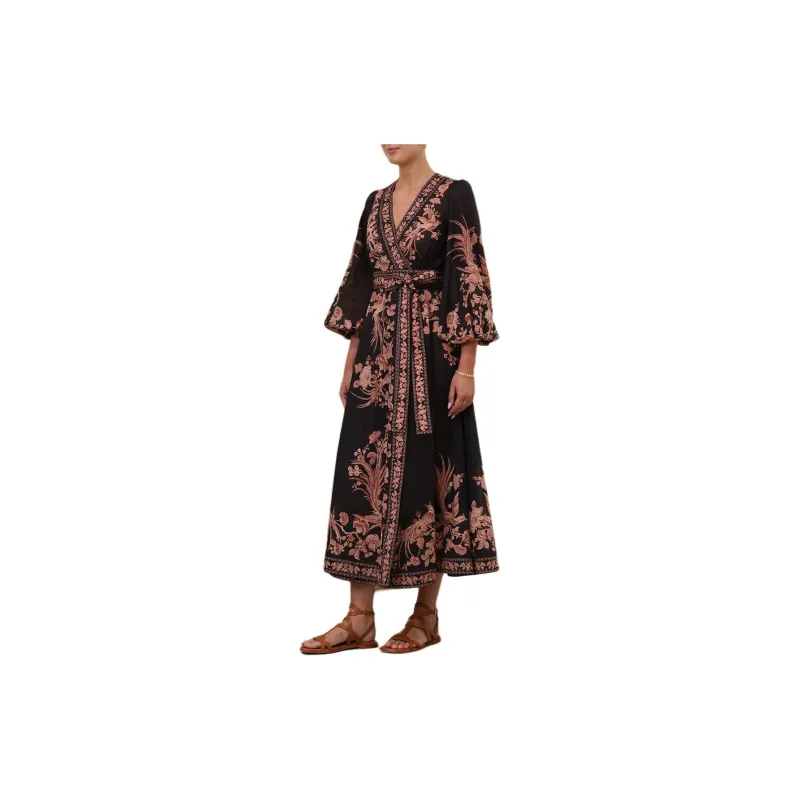 Zimmermann Waverly Wrapped Midi Dress-3
