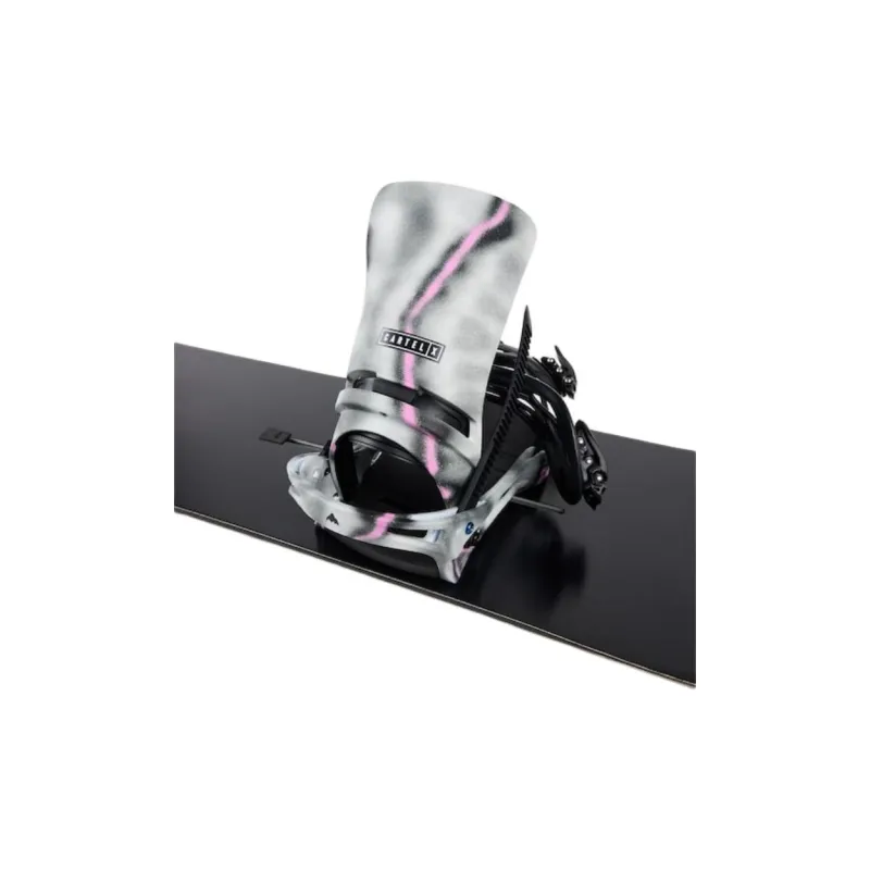 BURTON CARTEL X RE FLEX Single Snowboard Ski Bindings Men's Gray Pink-5