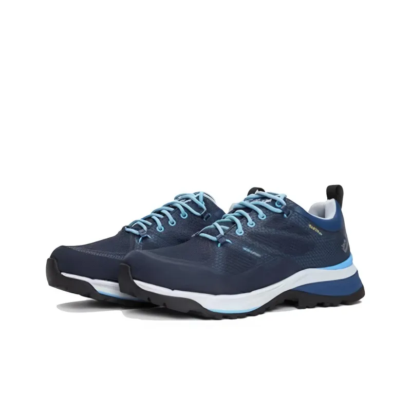 Jack Wolfskin Cushioned Wear Resistant Breathable Lightweight Low Top Running Shoes Women's Blue-2