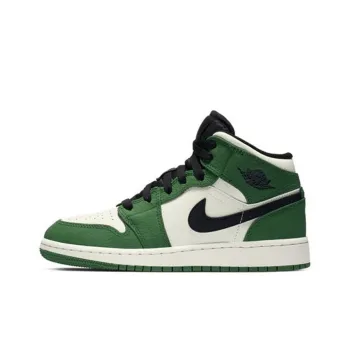 Jordan 1 Mid Pine Green GS