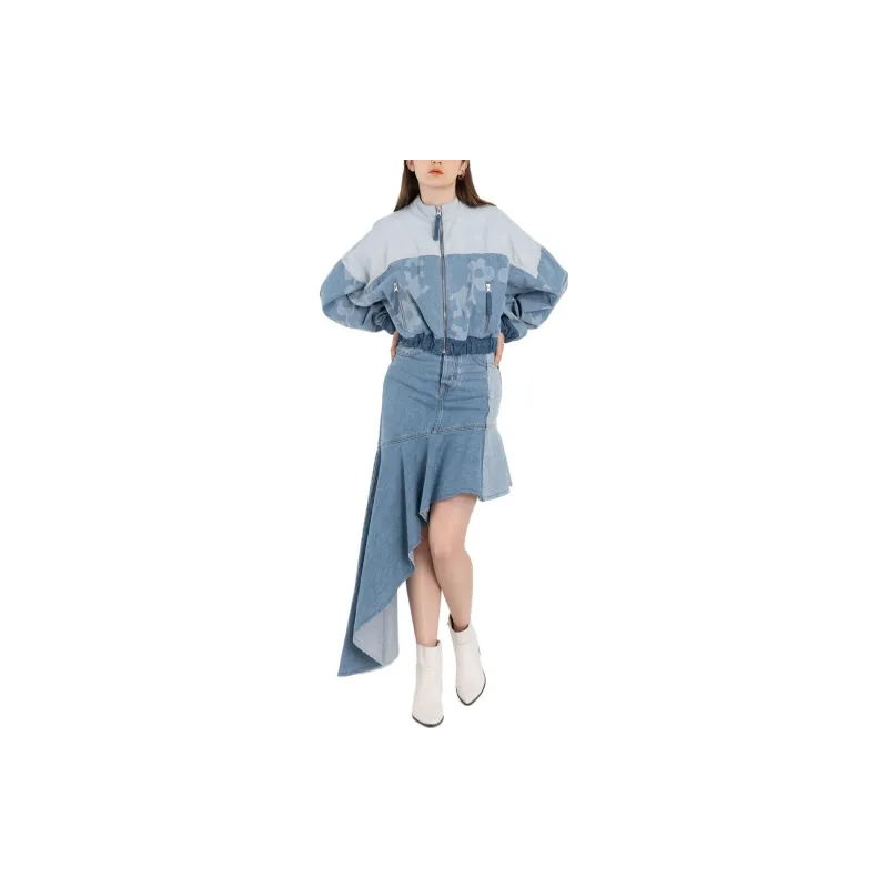 Levis Denim Long Skirts Women's Blue-2