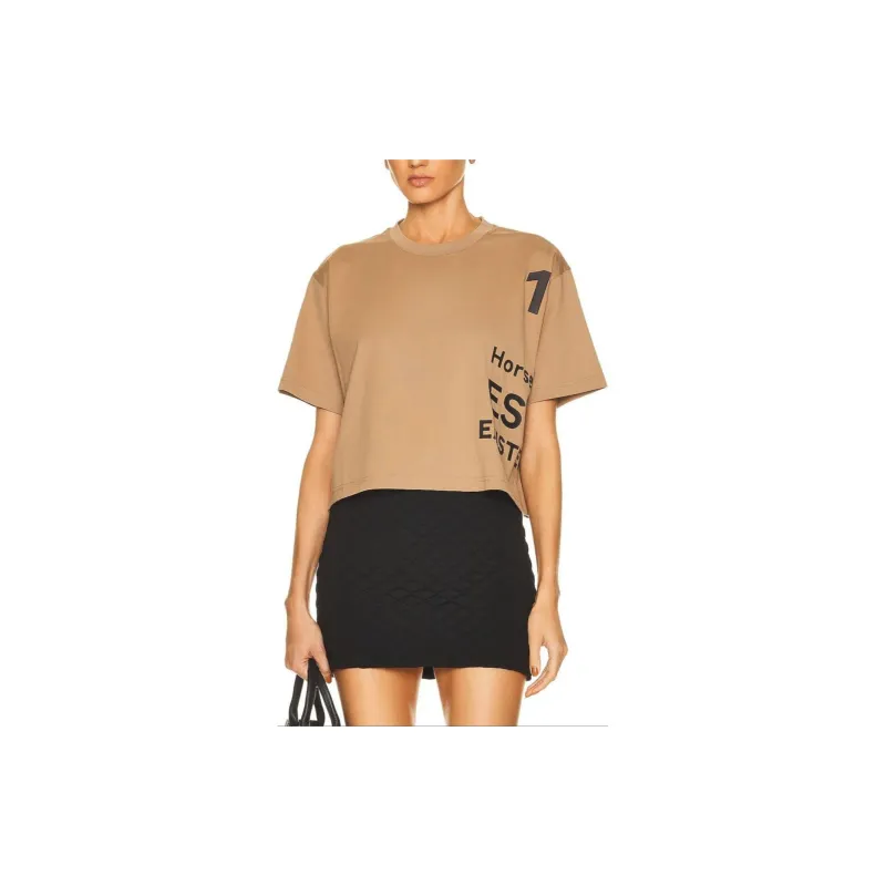 Burberry FW22 Crop Top Women's Beige-2