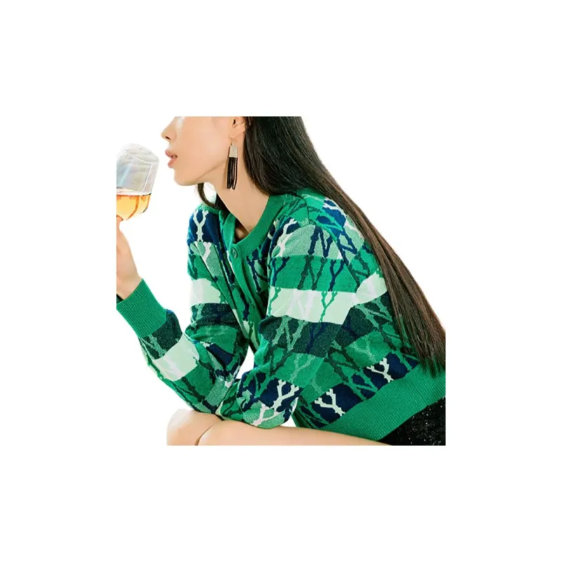 MLB New York Yankees Knitwear Women's Green-4