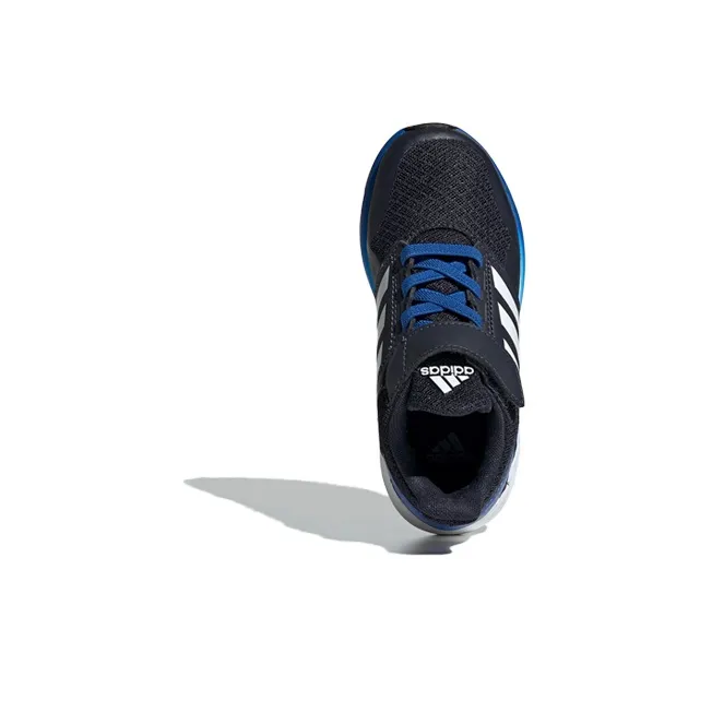 Adidas Fortafaito Slip Resistant Low Top Kids' Running Shoes Black Blue White Kids'-4