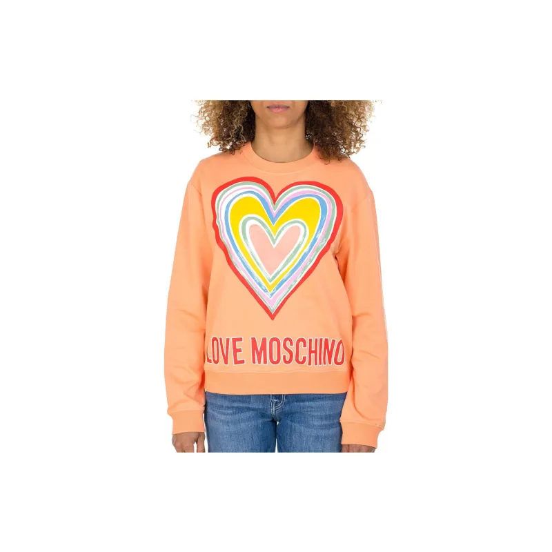 LOVE MOSCHINO Sweatshirts Women's Orange-1