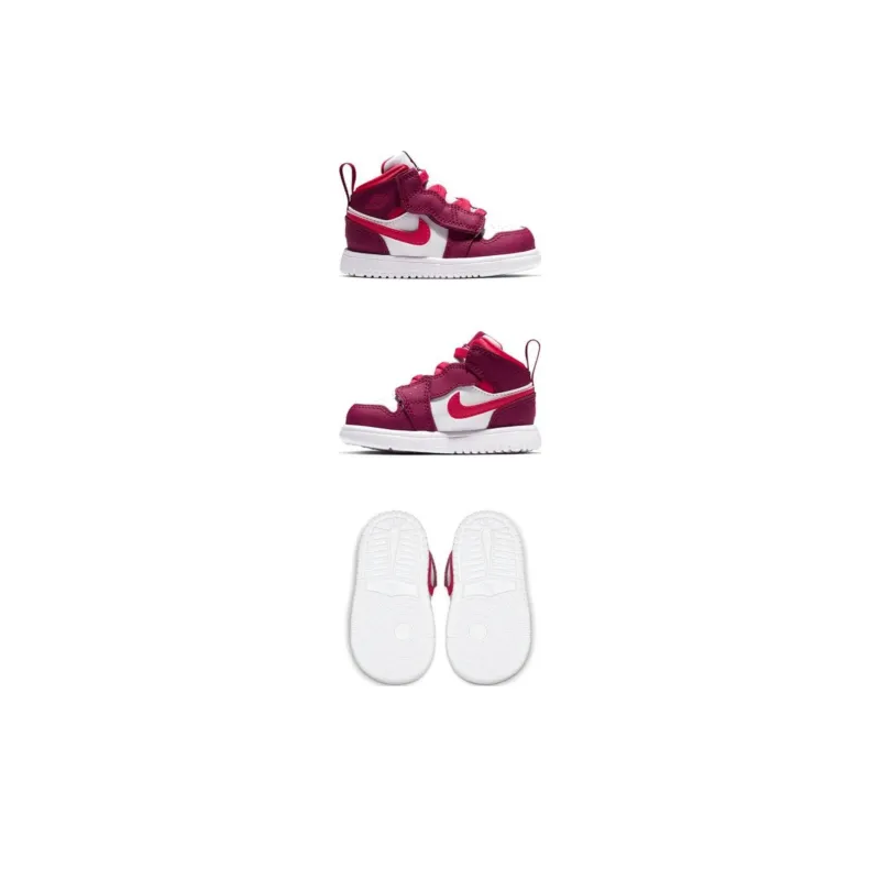 Jordan Air Jordan 1 Mid Alt High Top Toddler Shoes Rose Red Infant And Toddler-4