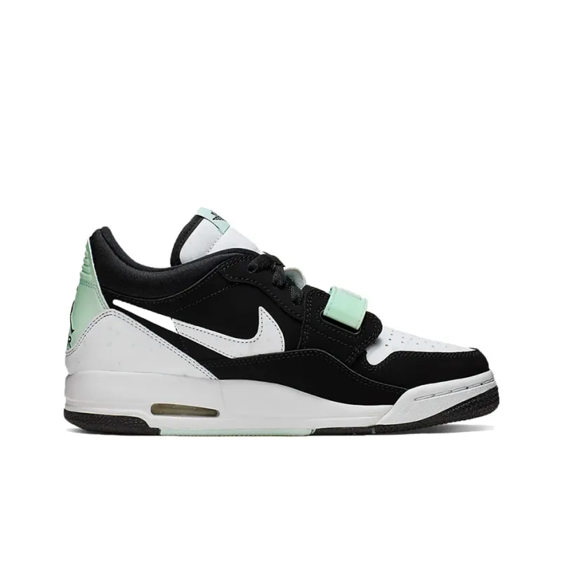 Jordan Legacy 312 Low Black White Teal Tint GS-1