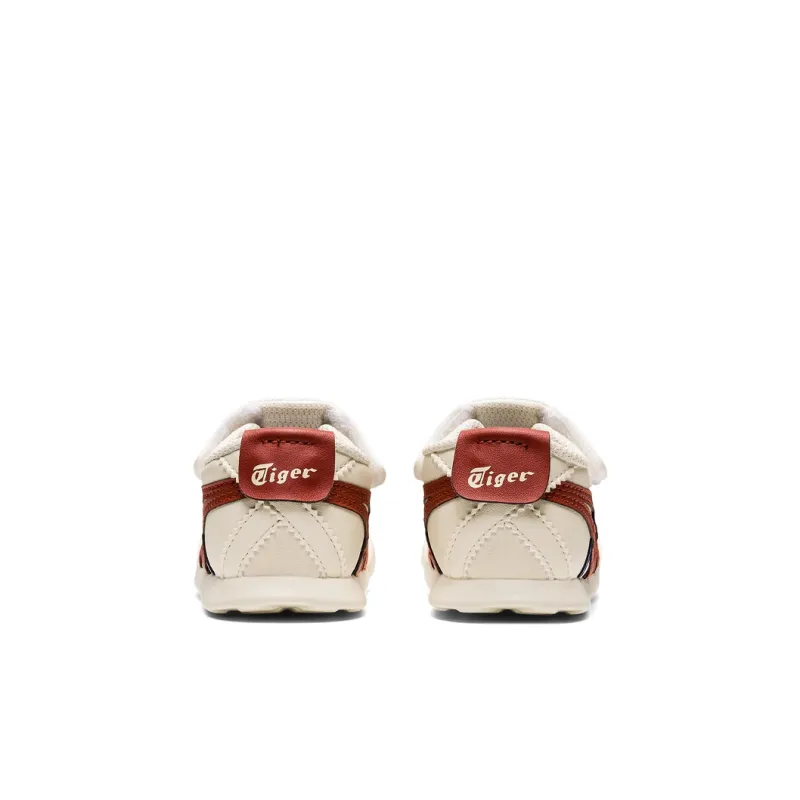 Onitsuka Tiger MEXICO 66 Low Top Sports Casual Shoes White Red Infant And Toddler-4