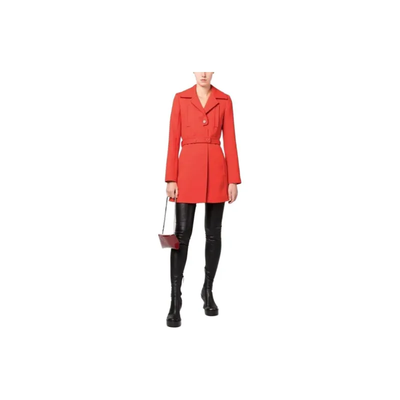 COURREGES Tailored Virgin Wool Coat-1