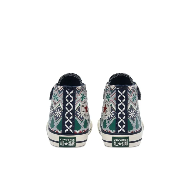 Converse Chuck Taylor All Star High Top Anti Slip Wear Resistant High Top Toddler Shoes Gray Green Infant And Toddler-3