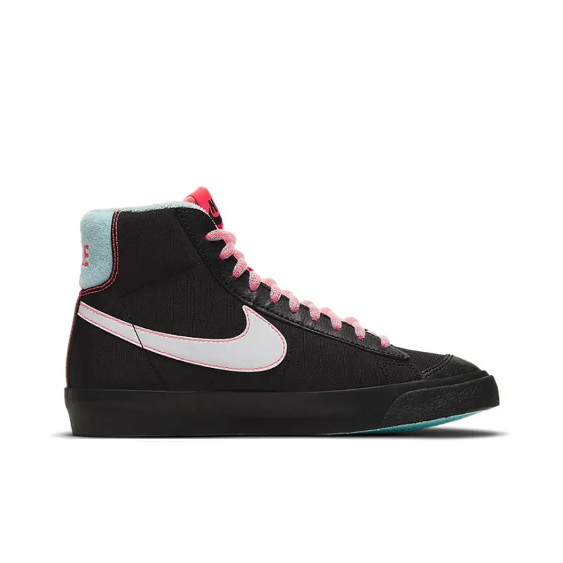 Nike Blazer Mid 77 GS Black Atomic Pink-1