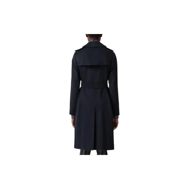Burberry Kensington Cashmere Trench Coat-5