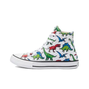 Converse Chuck Taylor All Star Slip Resistant Anti Kick Cushioning High Top Kids Canvas Shoes White Teenagers