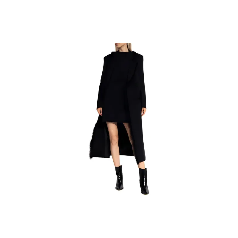 Blumarine Faux fur Trim Coat-1