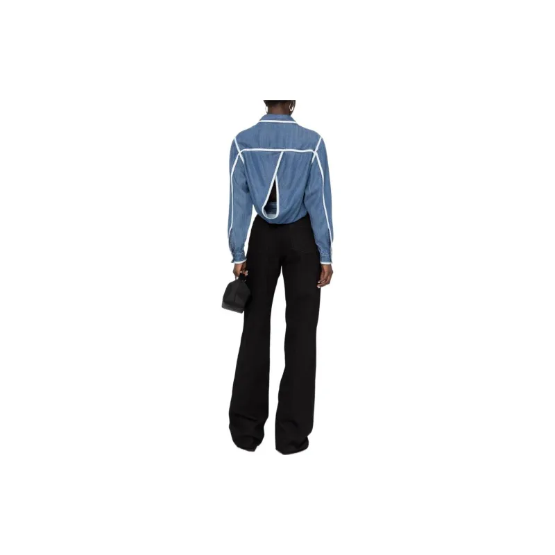 DIESEL Shirts Women's Blue-2