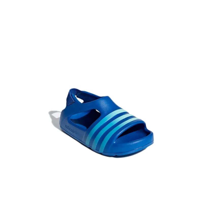 Adidas Originals ADILETTE Low Top Toddler Shoes Blue Infant And Toddler-1