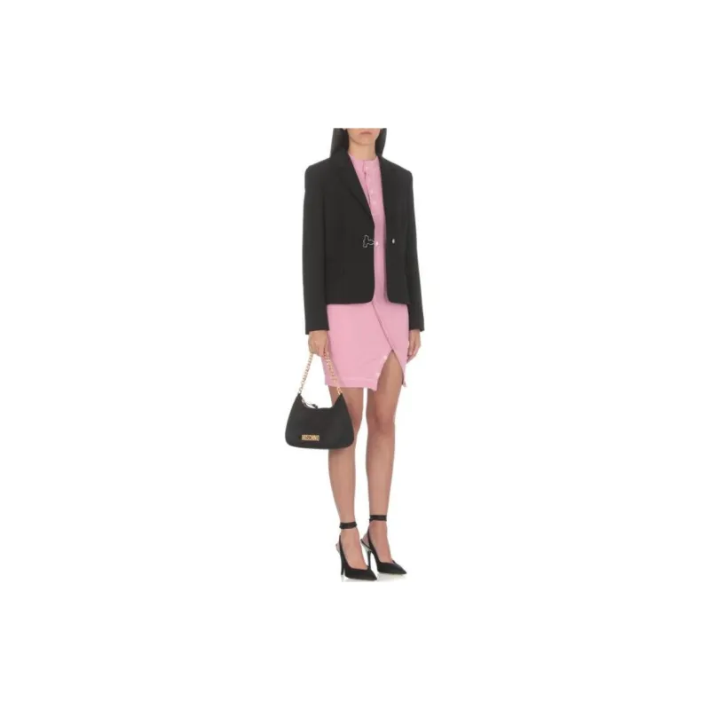 MOSCHINO Short-Sleeved Dresses Women's Pink-3