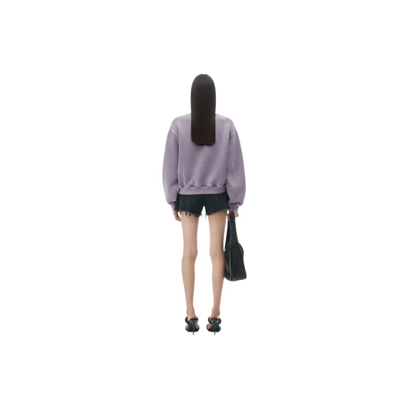 Alexander Wang Logo Embossed Crewneck Sweatshirt-2