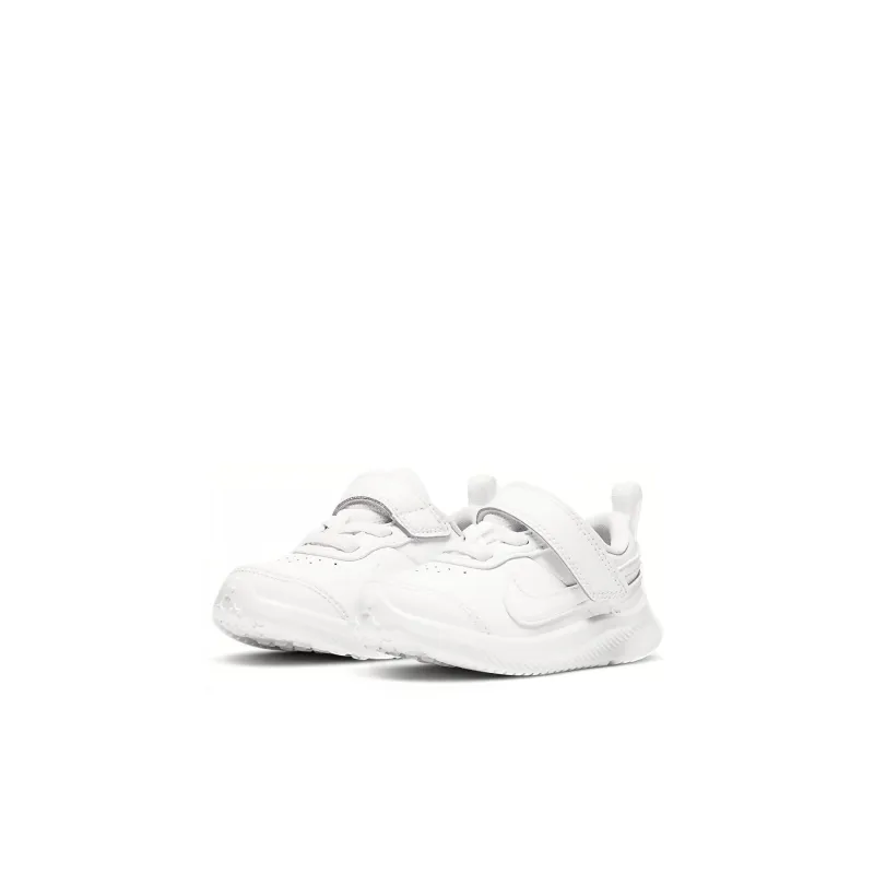 Nike Varsity Leather Low Top Toddler Shoes Pure White Infant And Toddler-2