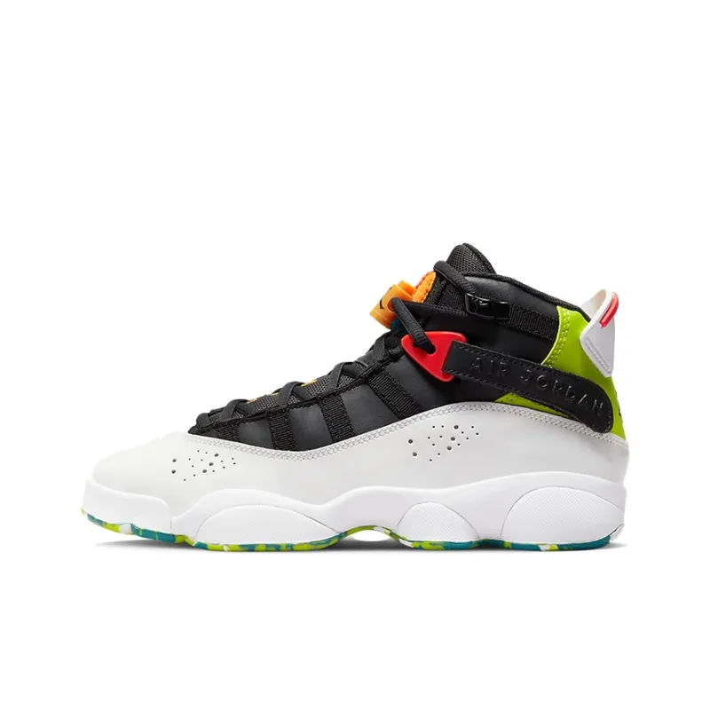 Jordan 6 Rings White Neon Green GS-0
