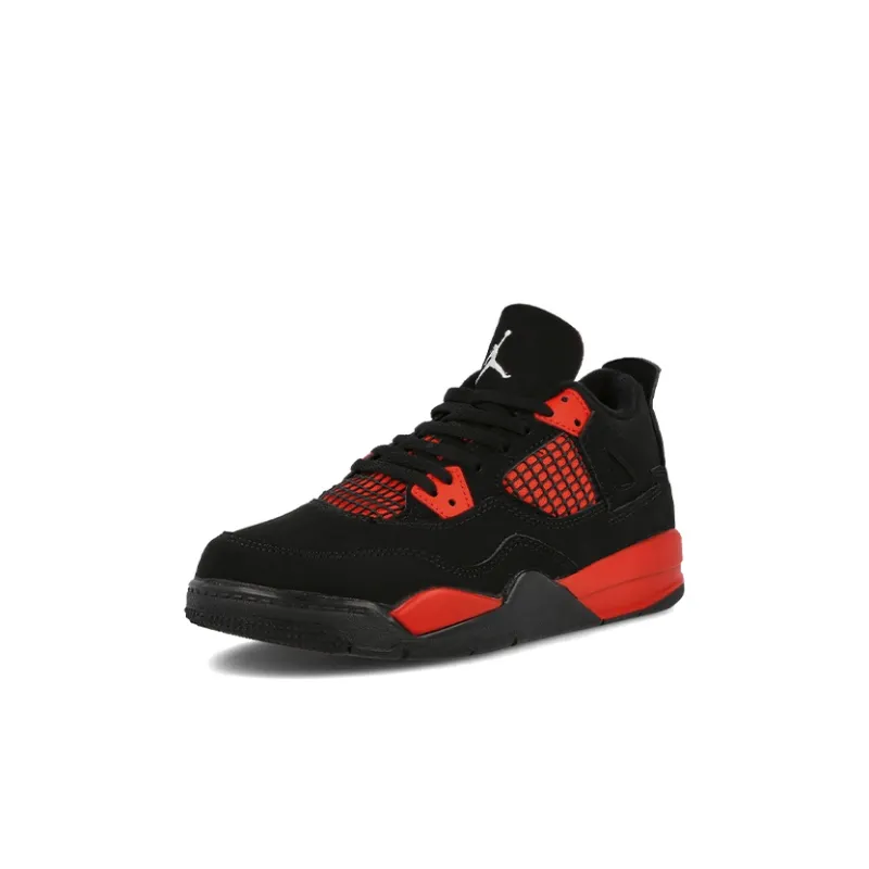 Jordan Kids Air Jordan 4 Retro "Red Thunder" Sneakers-2