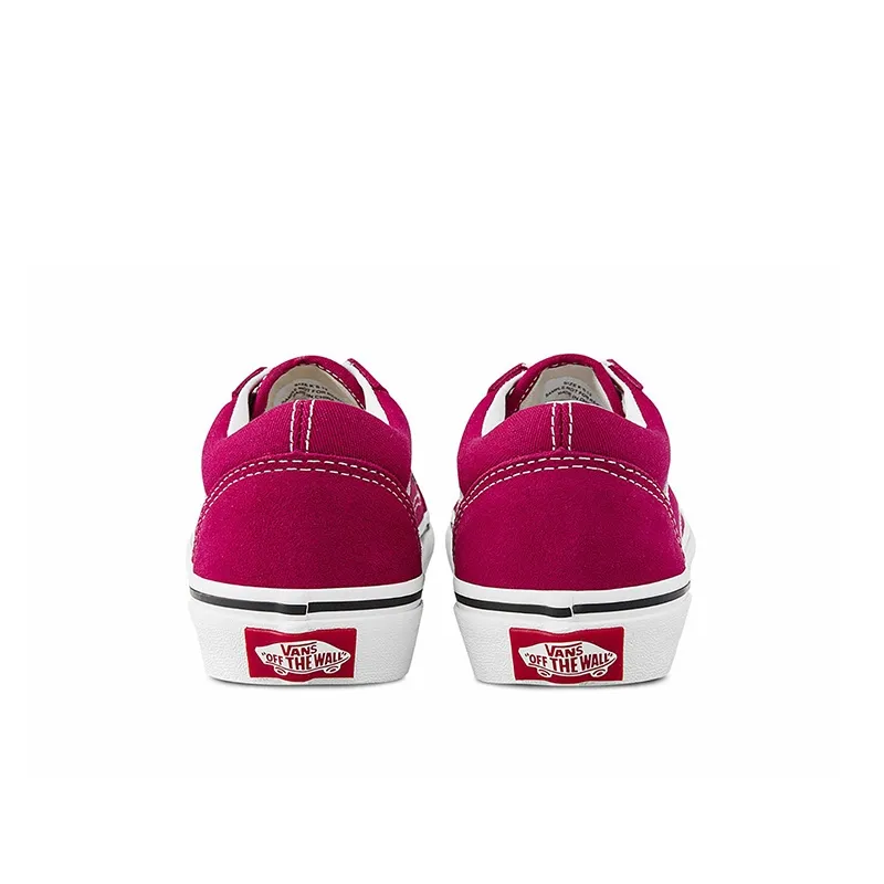 Vans Old Skool Low-Top Kids' Skateboarding Shoes Rose Red Children Aged 3-7 Years Old-2